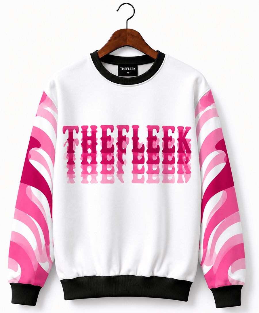 TheFleek Pink Echo Sweatshirt