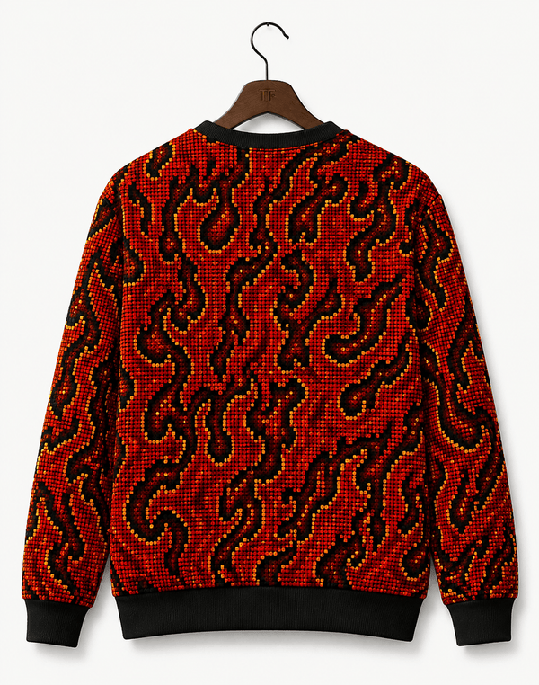 Red Flame Sweatshirt