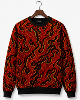 Red Flame Sweatshirt