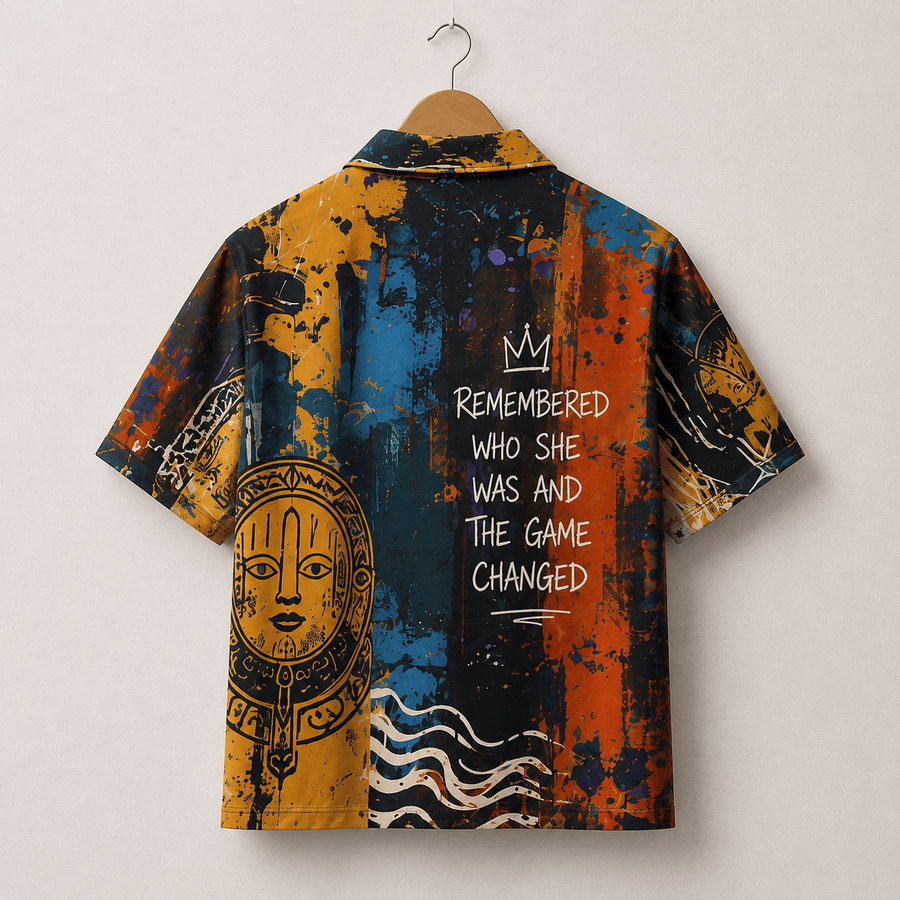 TheFleek Remembered Queen Cuban Shirt