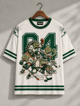 Rink Reptiles Printed Oversized Tshirt