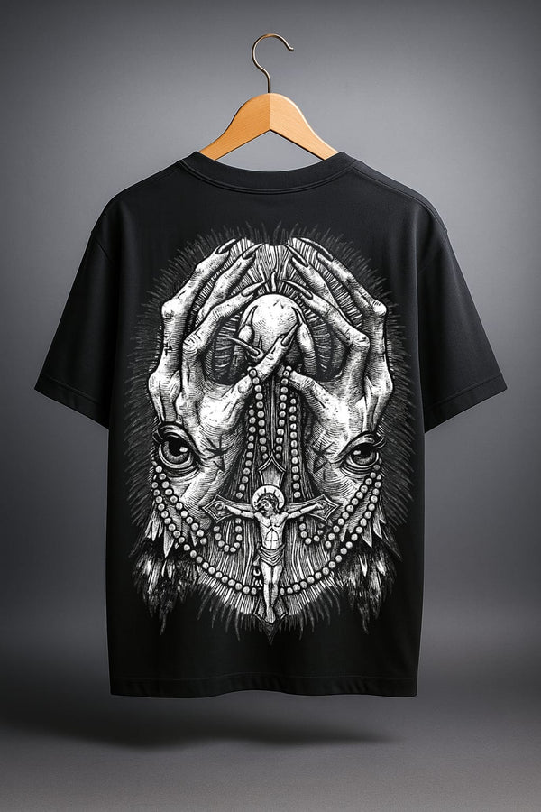 TheFleek Sacred Veil Icon Oversized Fit T-Shirt