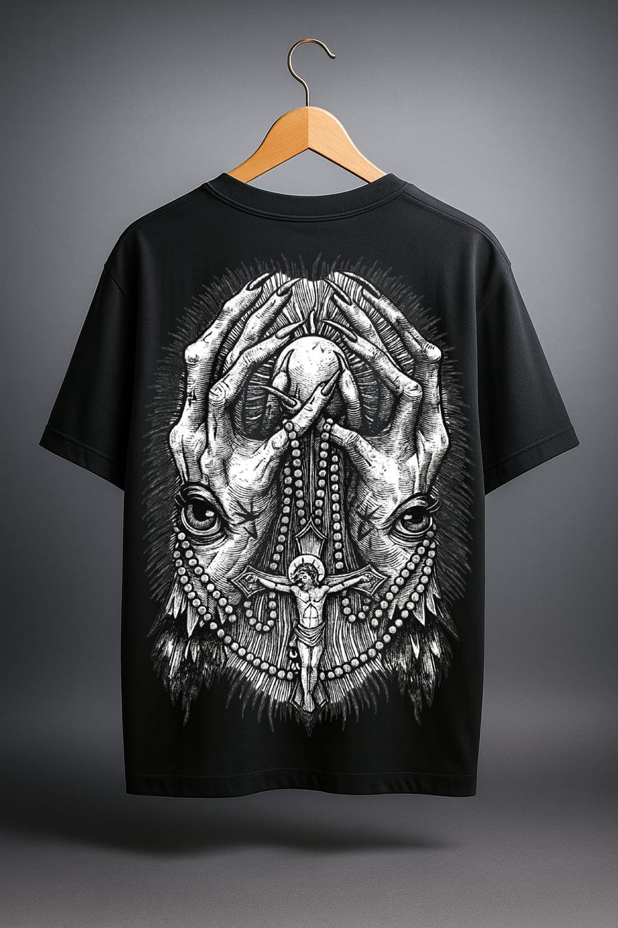 TheFleek Sacred Veil Icon Oversized Fit T-Shirt
