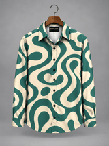 Sage Retro Waves Full Shirt