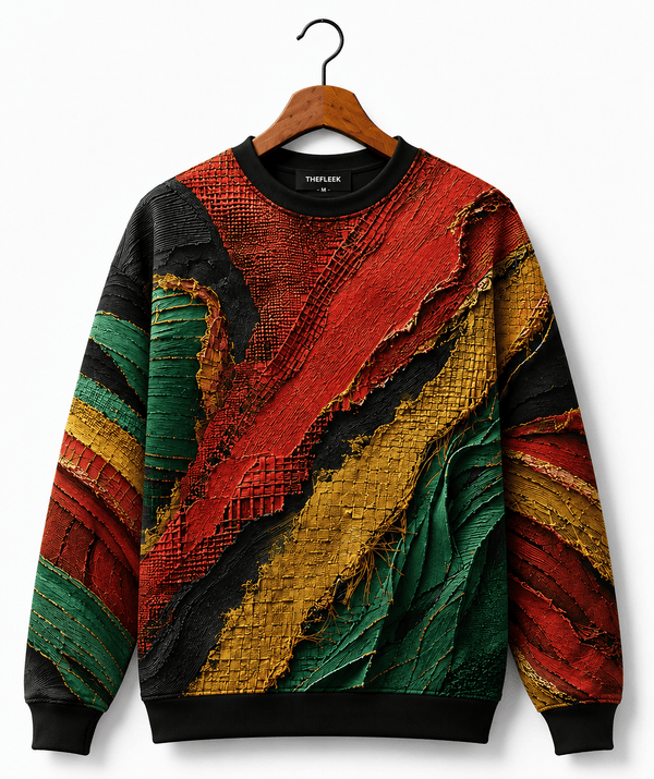 TheFleek Torn Spectrum Sweatshirt