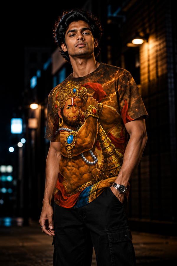Vajra Hanuman Regular T-Shirt