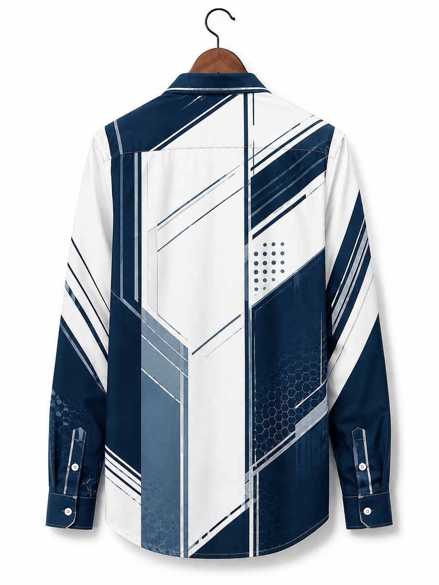 TheFleek Velocity Grid Full Sleeve Shirt