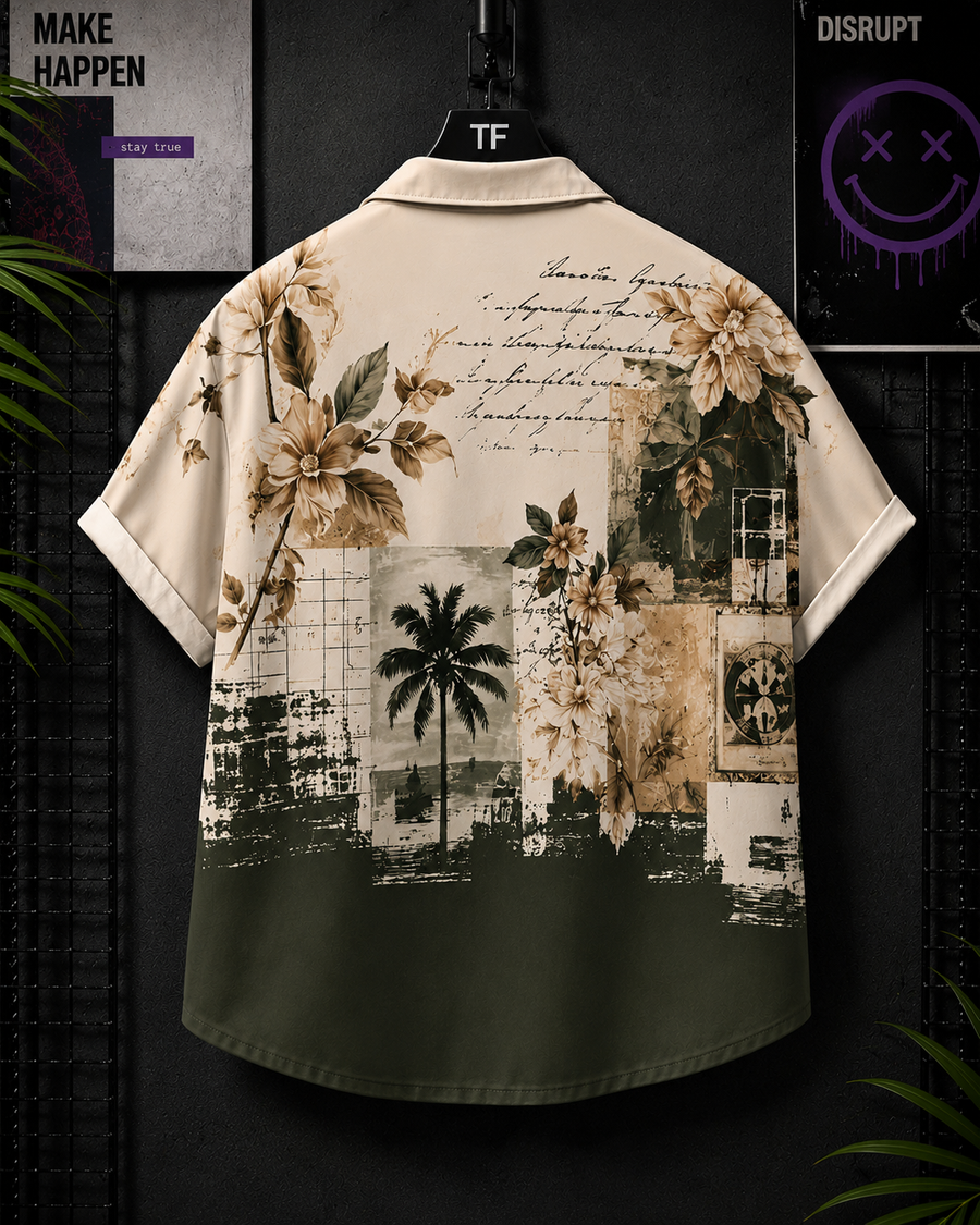 Vintage Oasis Cuban shirt
