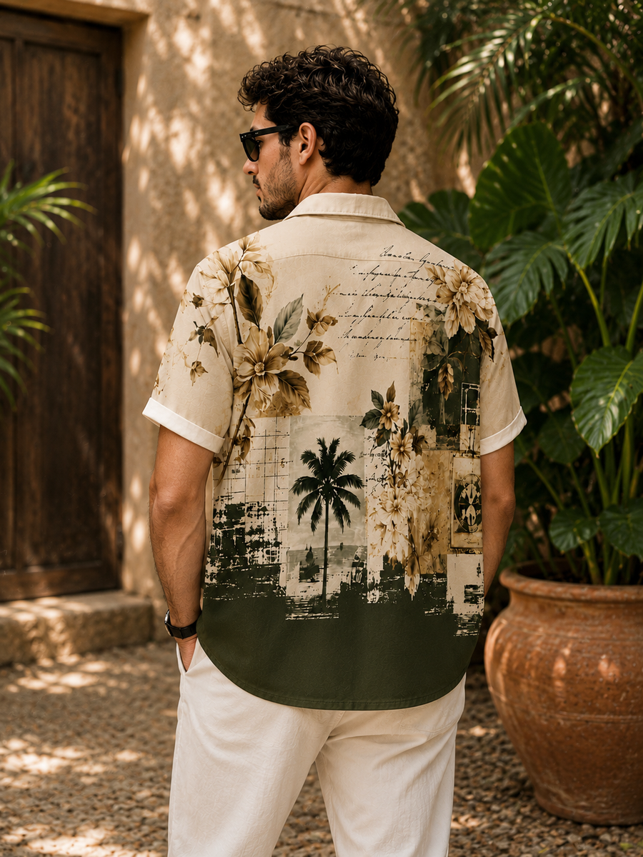 Vintage Oasis Cuban shirt
