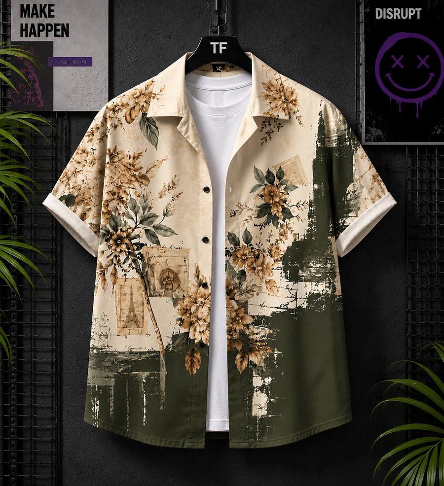Vintage Oasis Cuban shirt