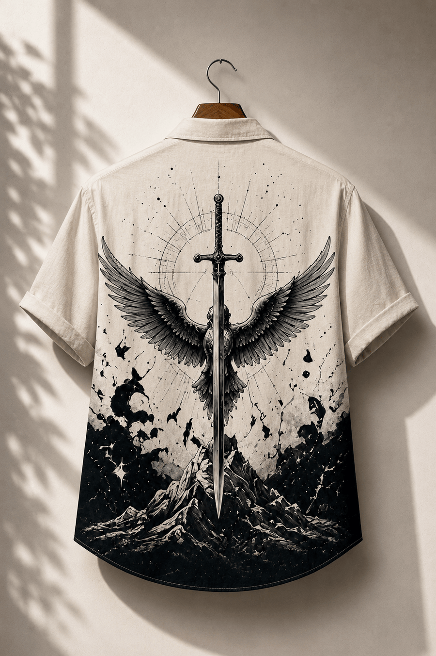 TheFleek Warrier Wings Cuban Shirt