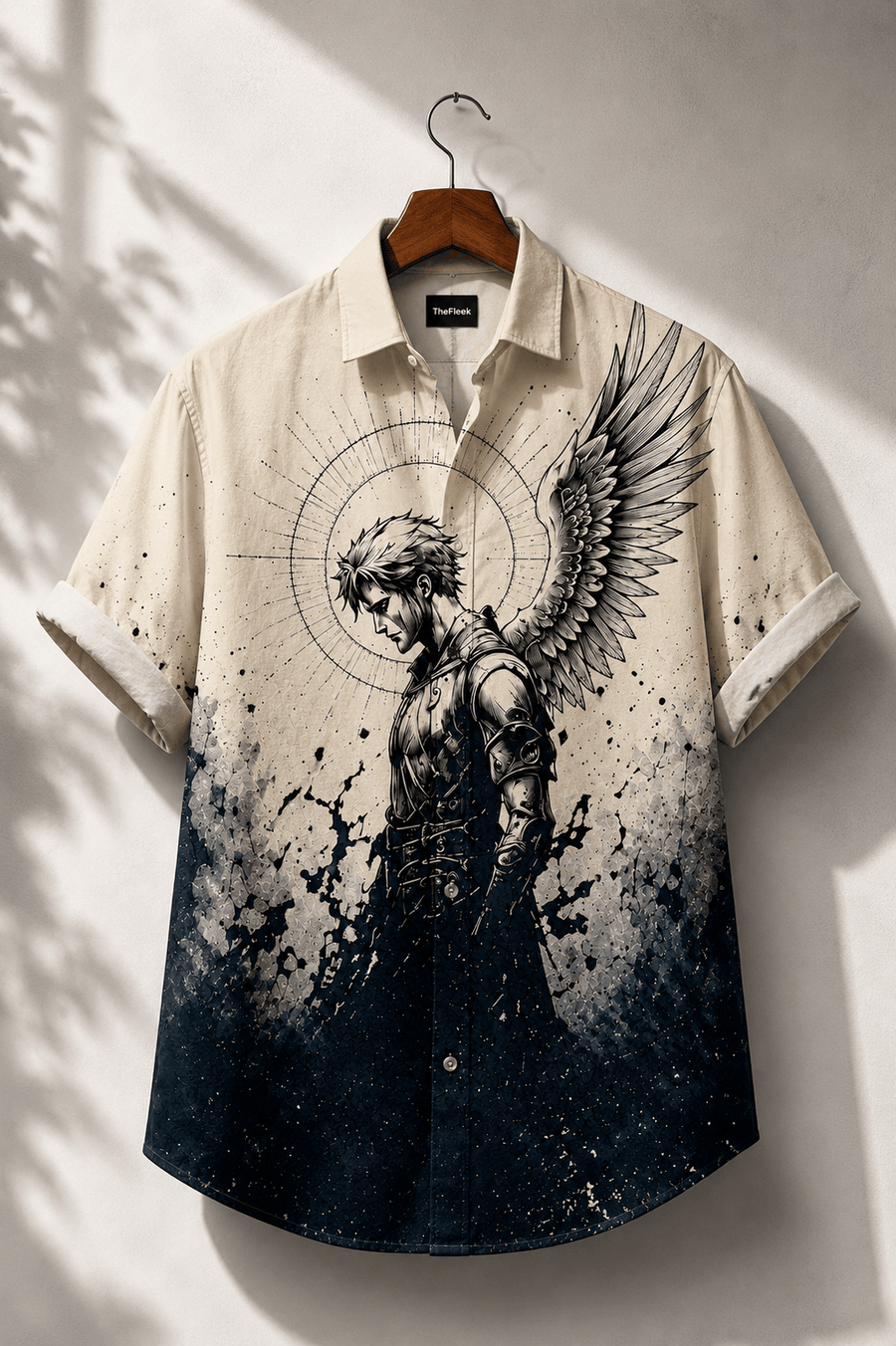 TheFleek Warrier Wings Cuban Shirt