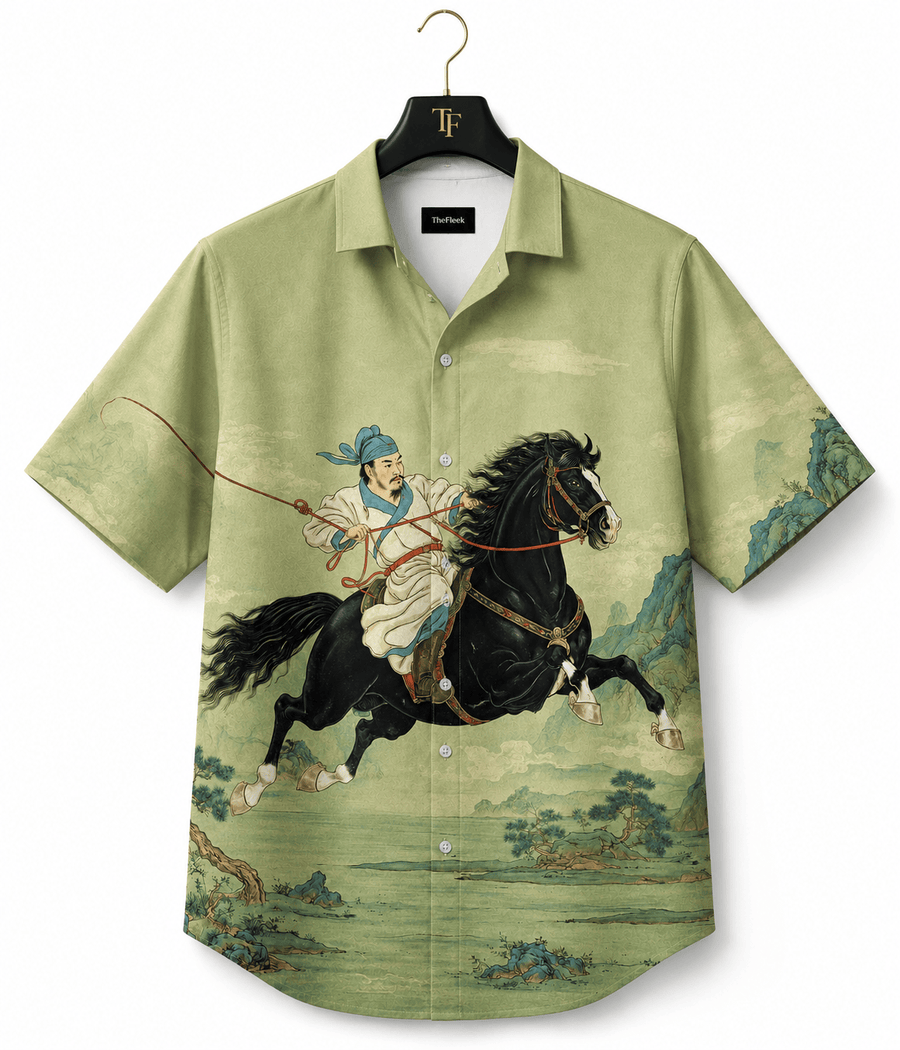 TheFleek Warrior Ride Cuban Shirt