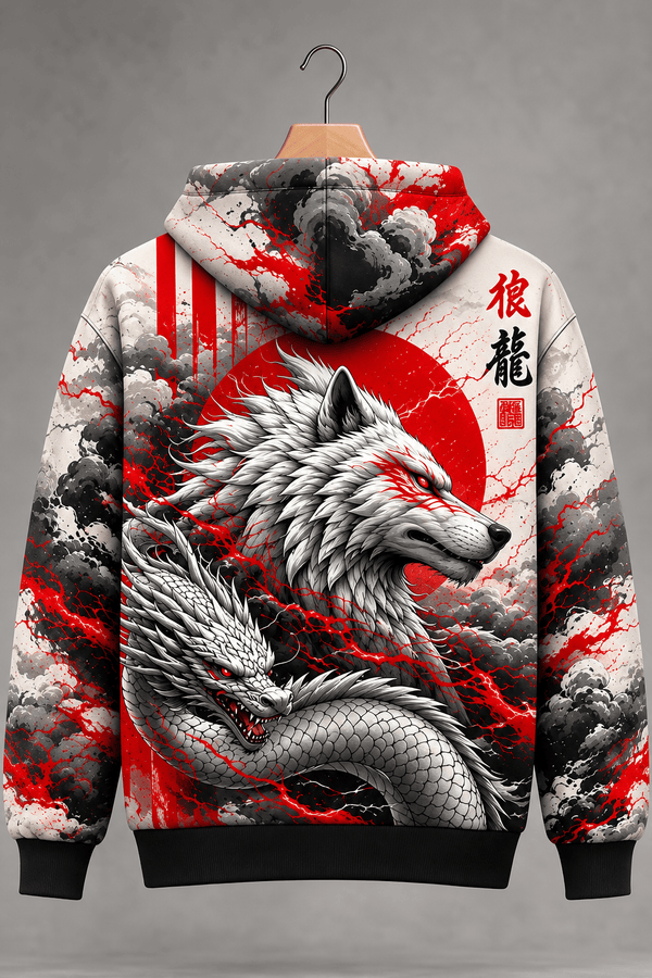 Wolf Dragon Hoodie