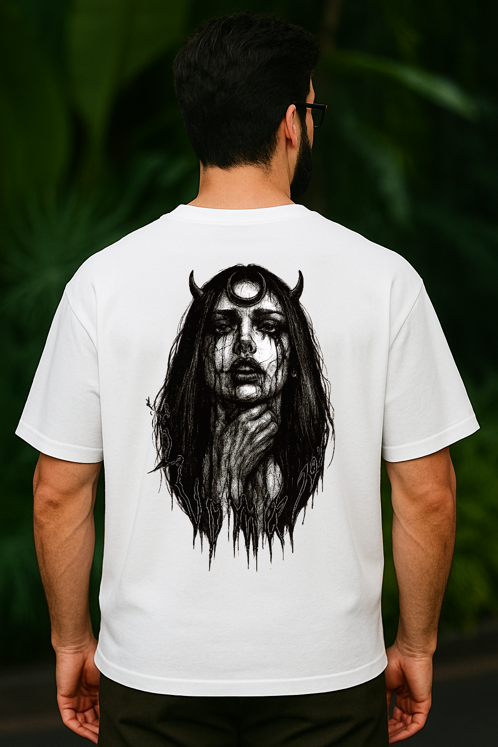 Lunacy – Unisex Tee | TheFleek Oversized Gothic Witch Tee