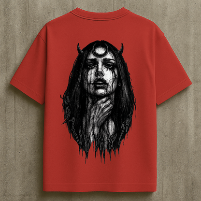Lunacy – Unisex Tee | TheFleek Oversized Gothic Witch Tee
