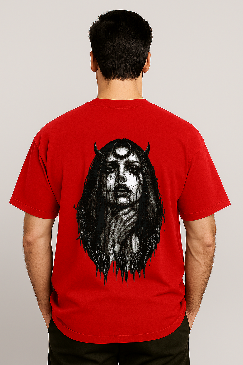 Lunacy – Unisex Tee | TheFleek Oversized Gothic Witch Tee
