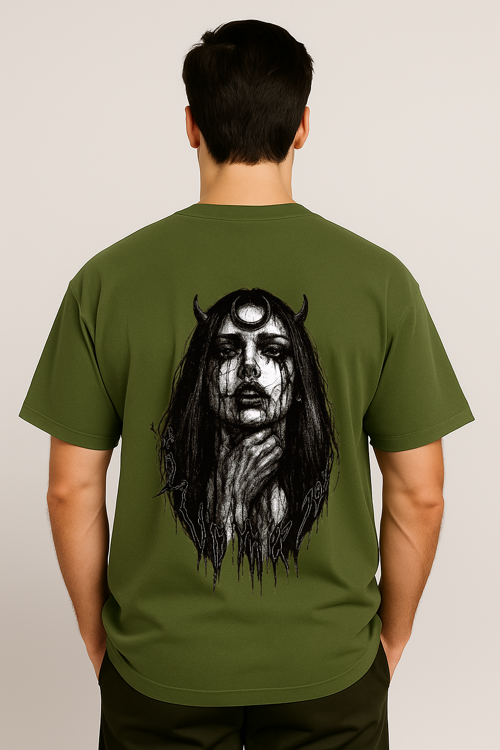 Lunacy – Unisex Tee | TheFleek Oversized Gothic Witch Tee